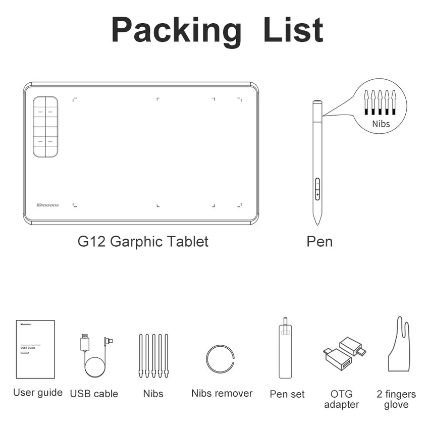 G12 drawing pad