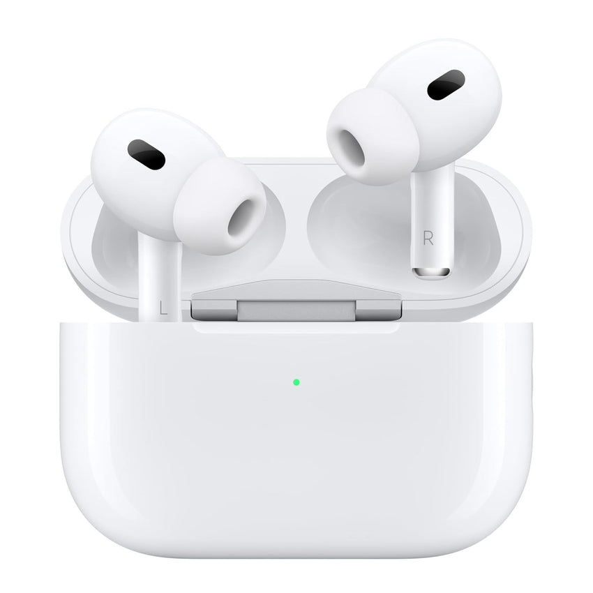 AirPods Pro (2nd generation) with MagSafe Case (USB-C) Bluetooth (White, True Wireless) With One Year Warranty